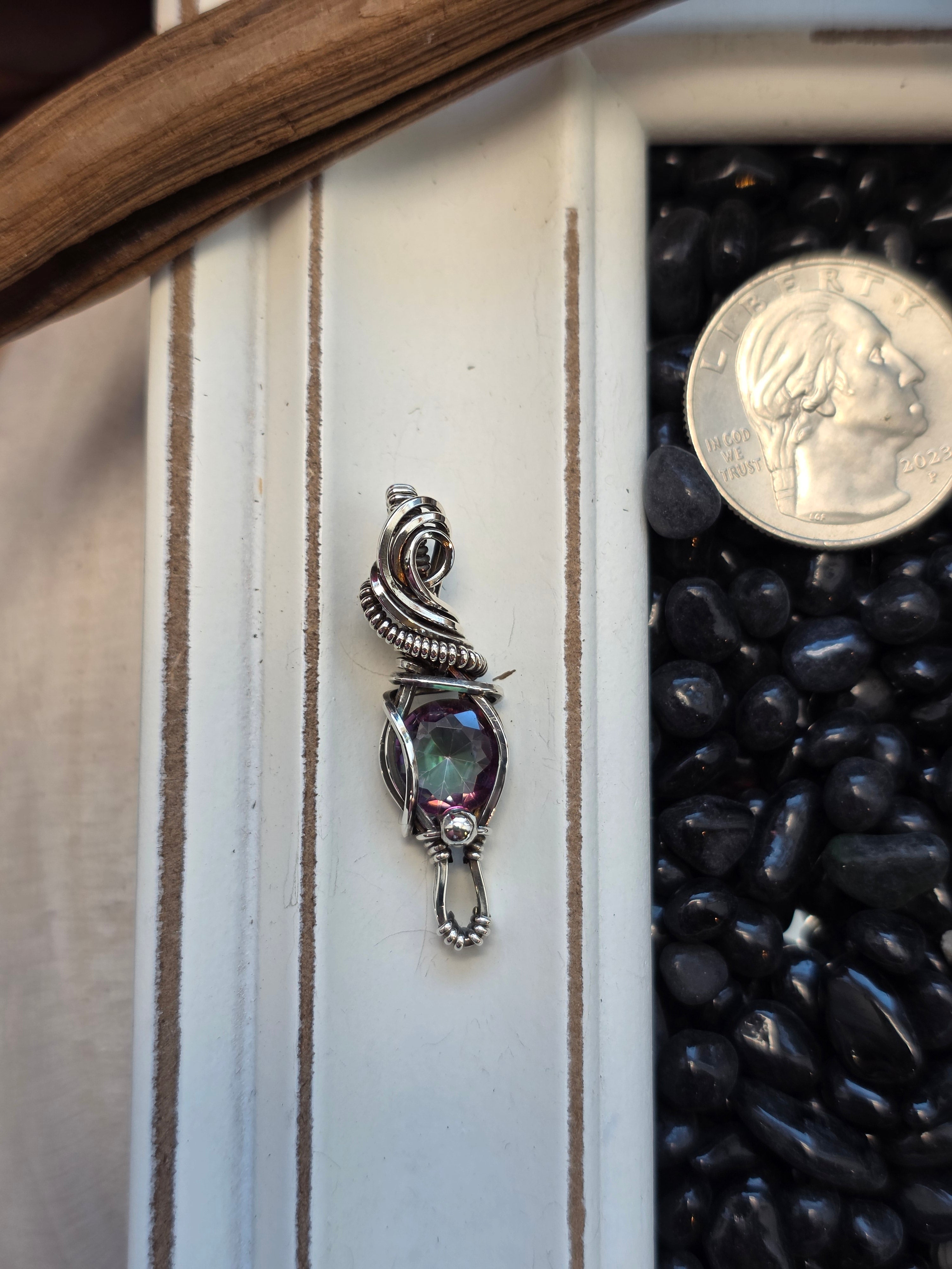 Silver Wire Pendants