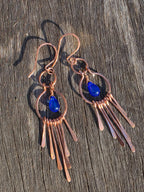 Blue Dangle Earrings