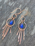 Blue Dangle Earrings