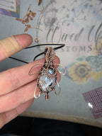 Rainbow Moonstone Turtle Pendant