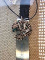 Green Onyx Horse Pendant