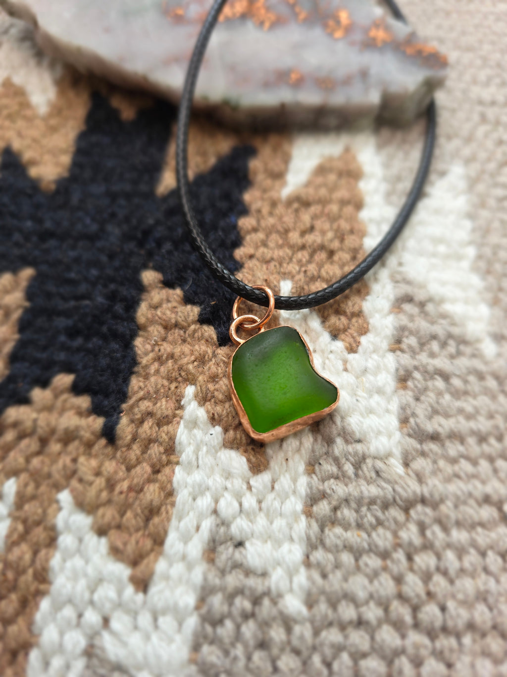 Sea Glass Turtle Pendant