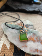 Sea Glass Turtle Pendant