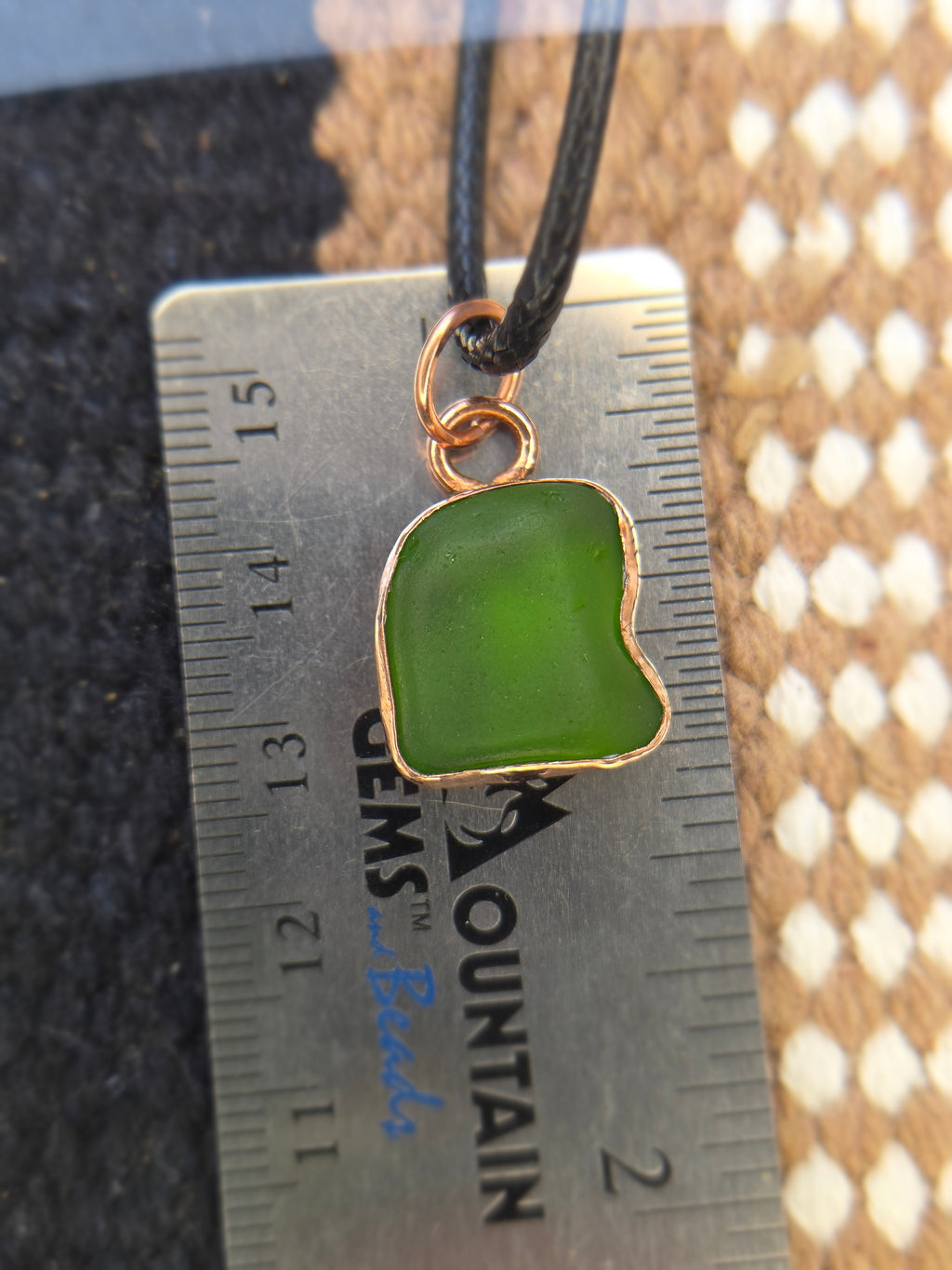 Sea Glass Turtle Pendant