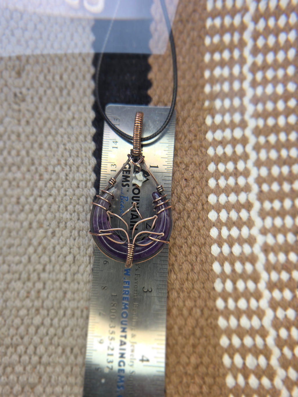 Amethyst Lotus Pendant