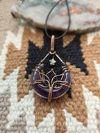 Amethyst Lotus Pendant