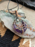 Amethyst Lotus Pendant