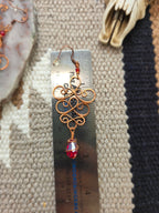 Copper Filigree Earrings