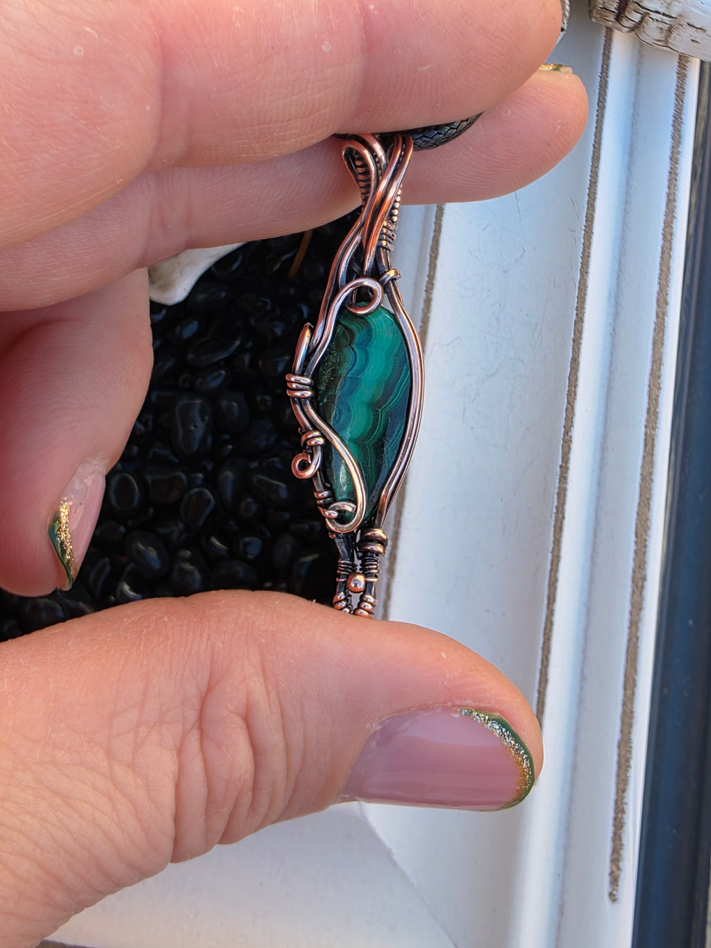 Malachite in Copper