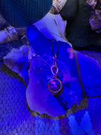 "Orbit" Ruby Zoisite Pendant