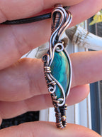 Malachite in Copper