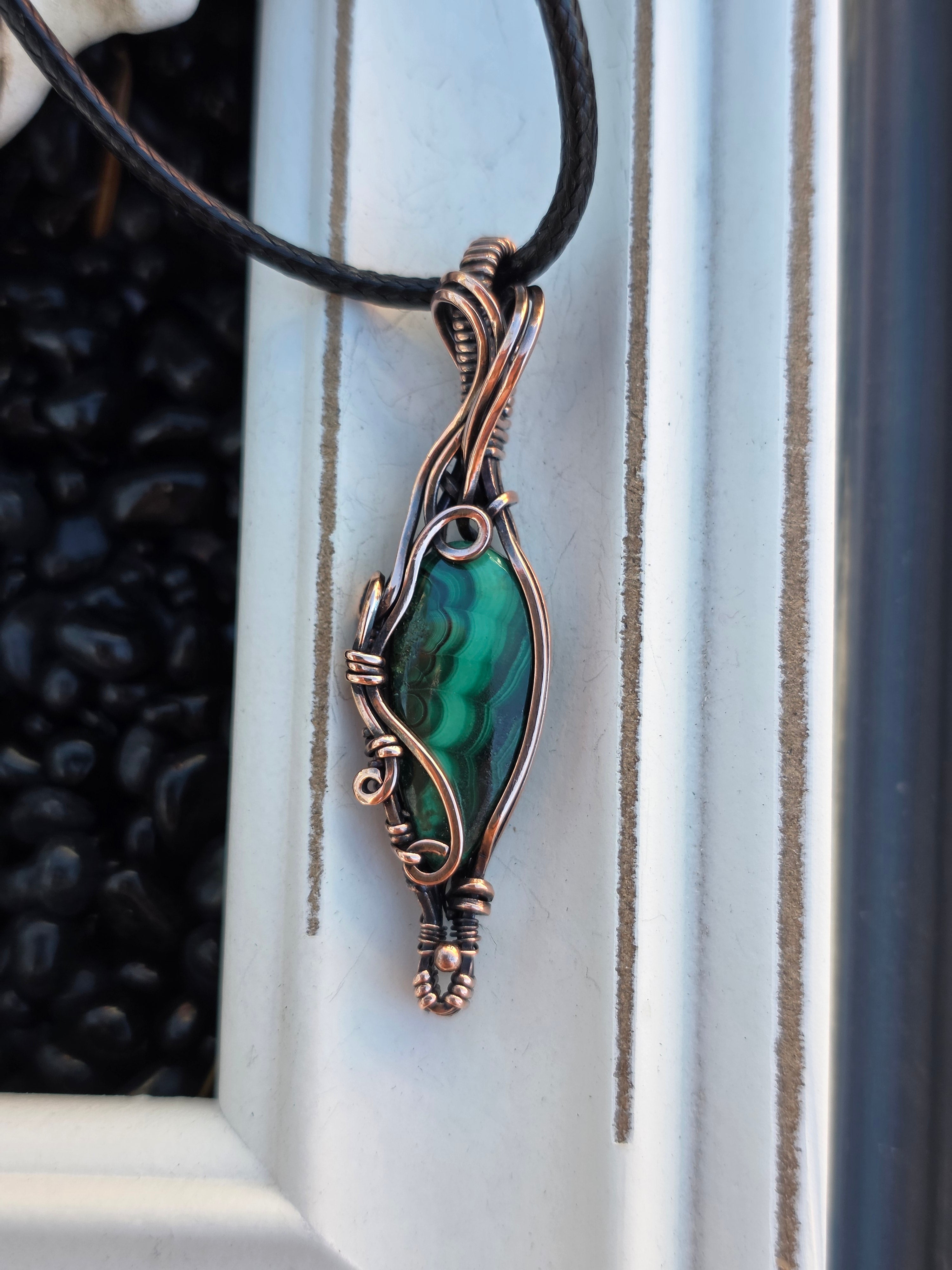 Malachite in Copper