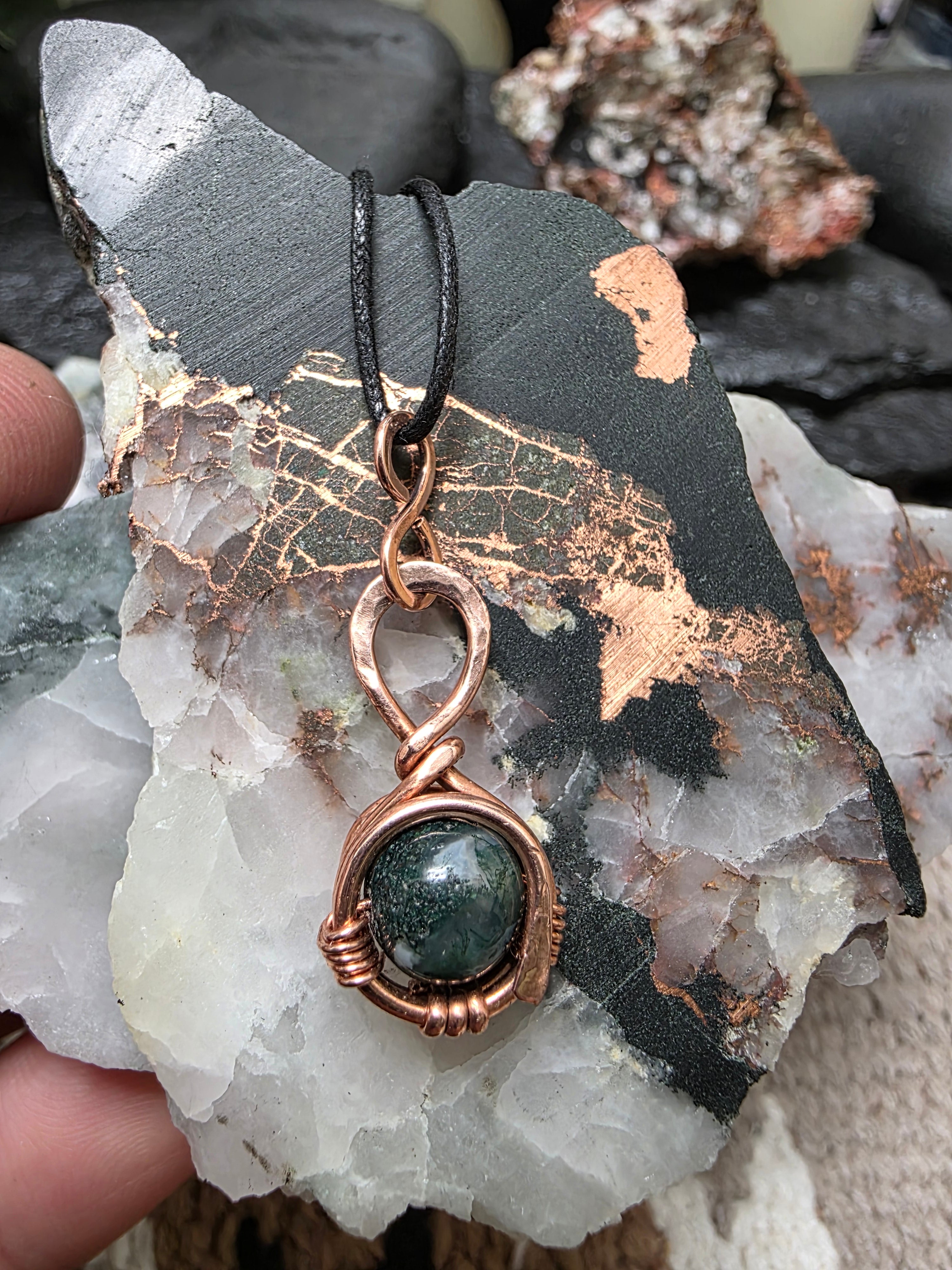 "Orbit" Moss Agate