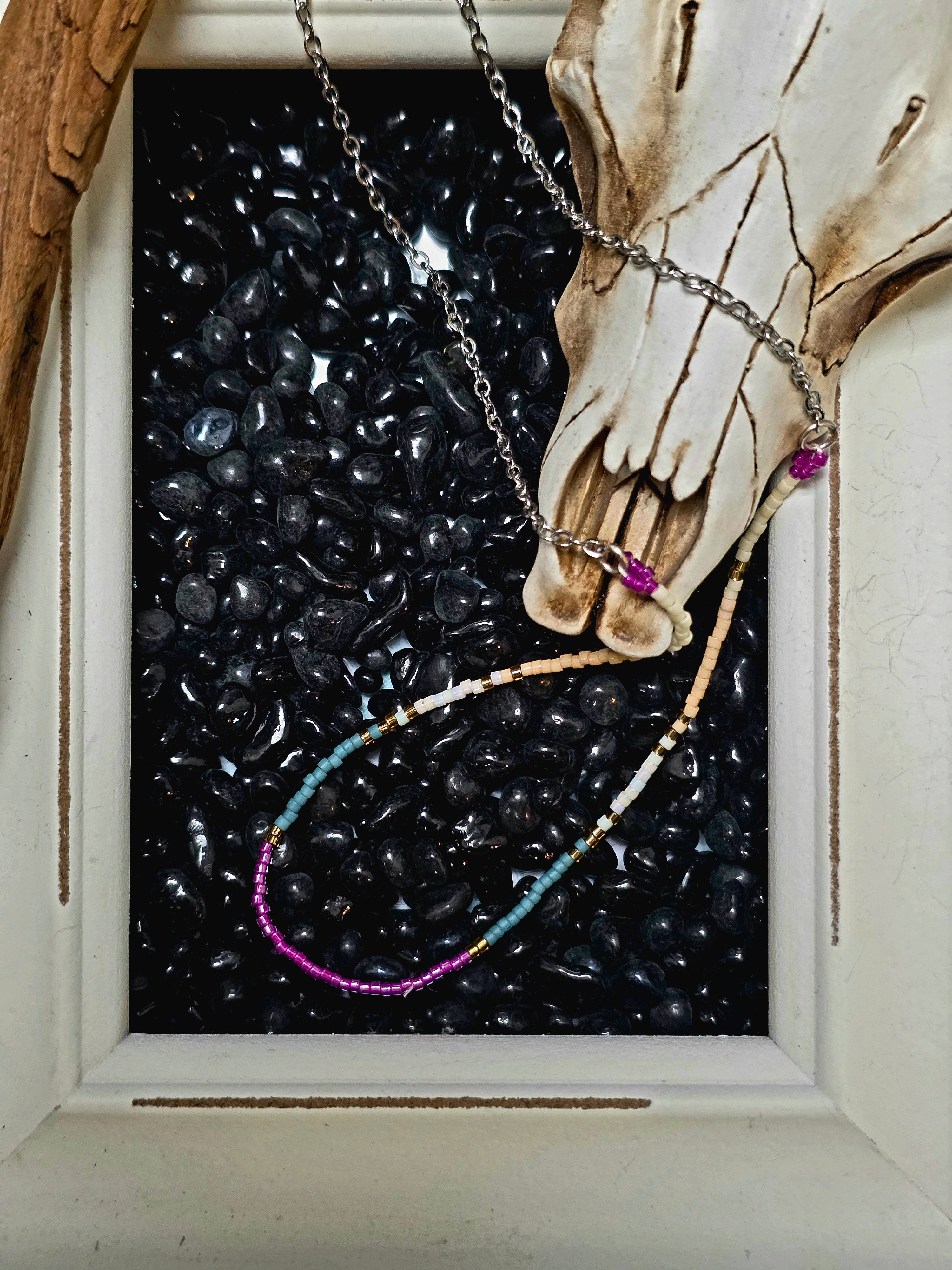 Boho Seed Bead Necklace - Everyday Minimalist