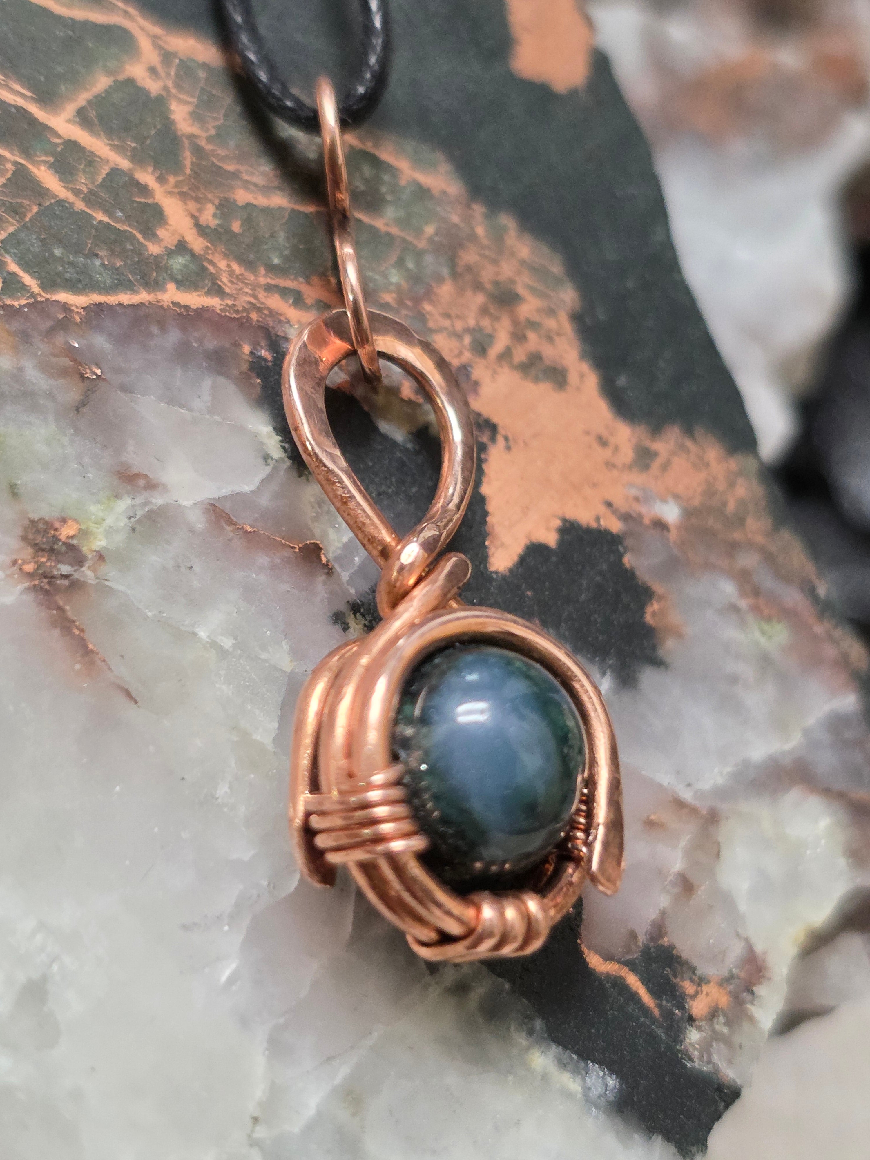 "Orbit" Moss Agate