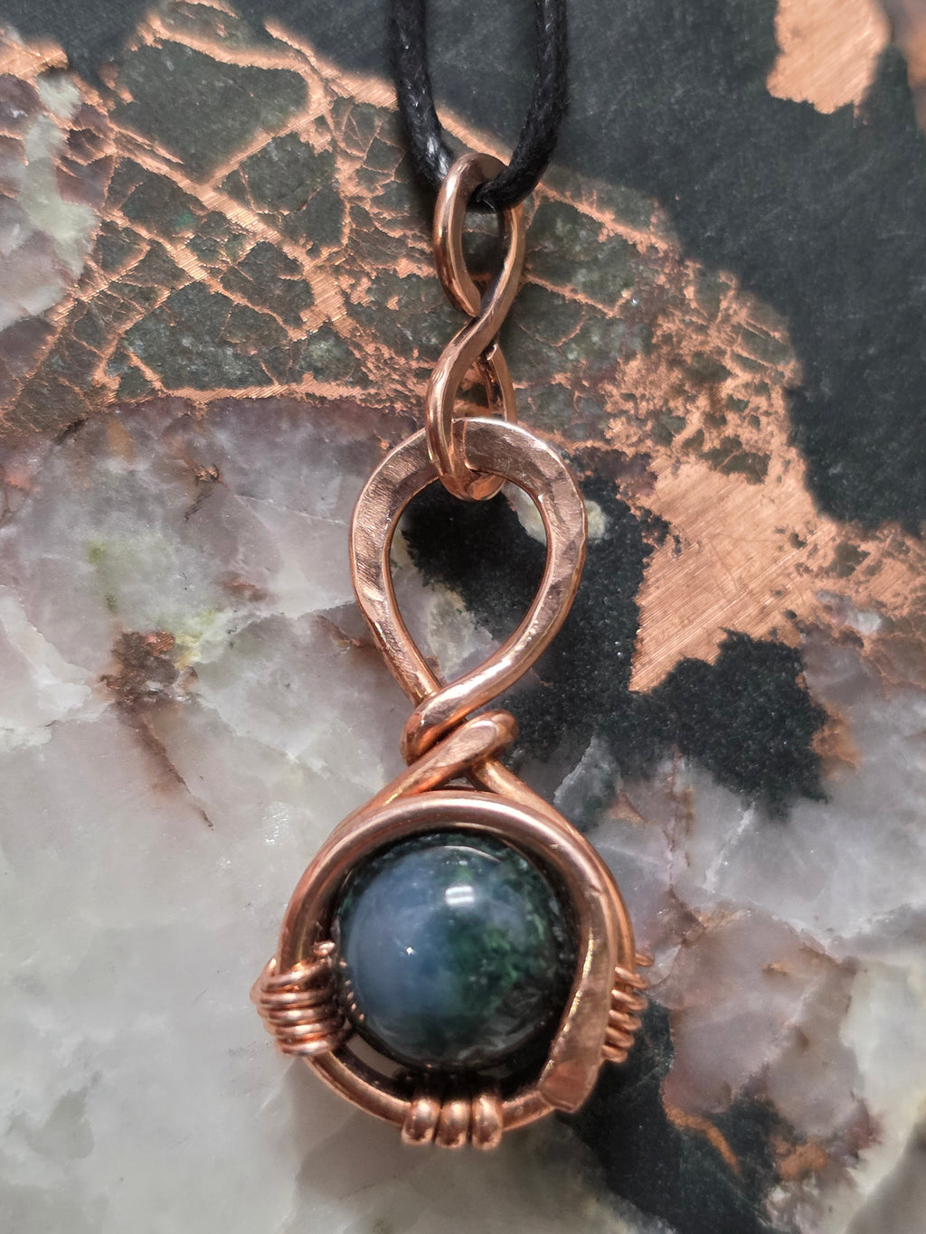 "Orbit" Moss Agate