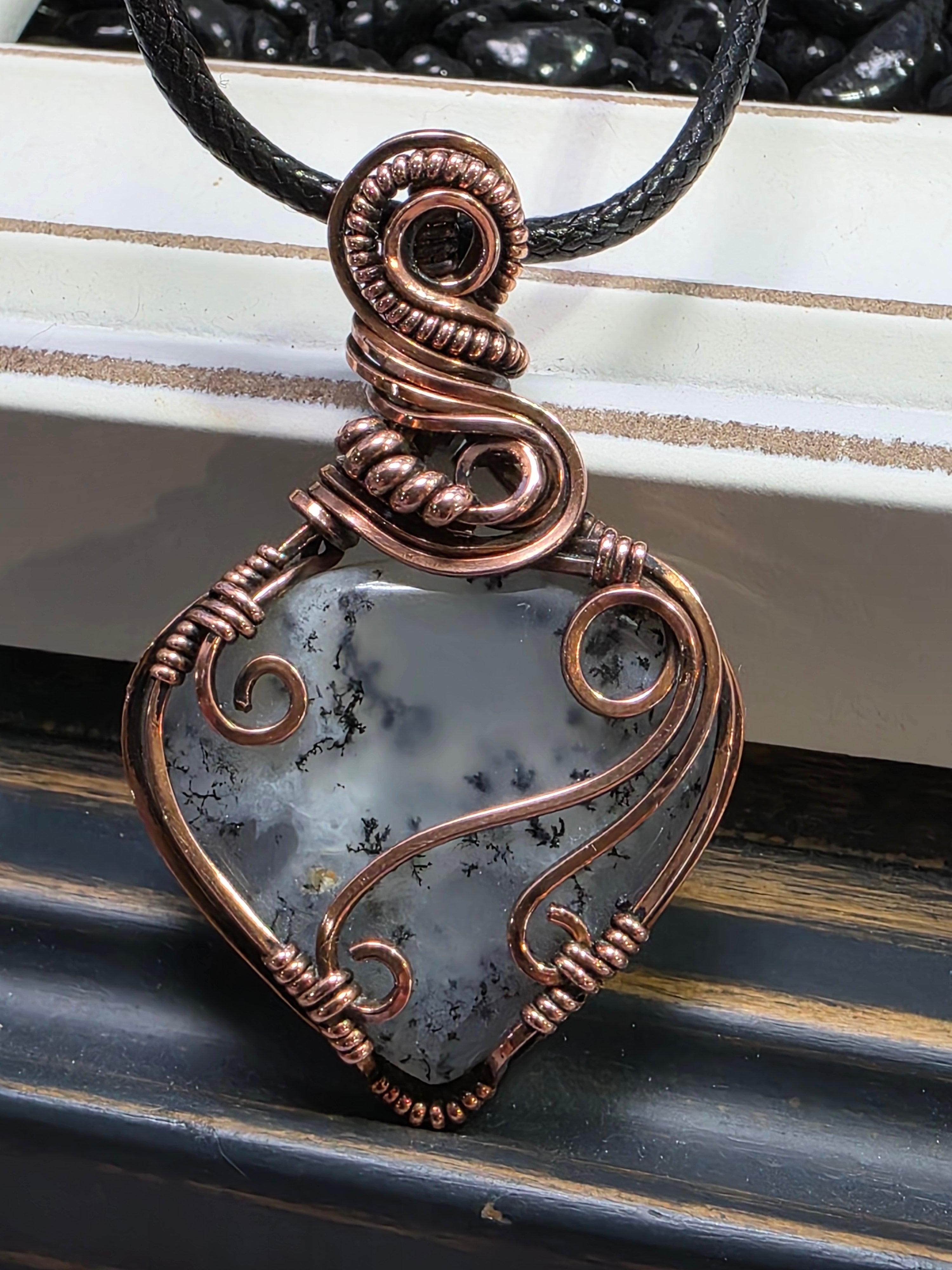 Dendritic Opal in Copper