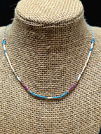 Layering Seed Bead Necklace - Minimalist Elegance