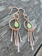 Copper Dangle Earrings