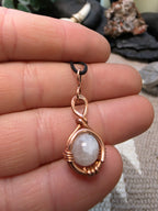 "Orbit" Moonstone Pendant