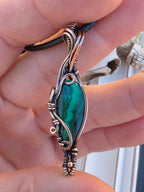 Malachite in Copper