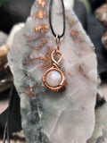 "Orbit" Moonstone Pendant
