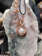 "Orbit" Moonstone Pendant