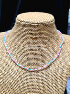 Rainbow Seed Bead Necklace & Bracelet Wrap