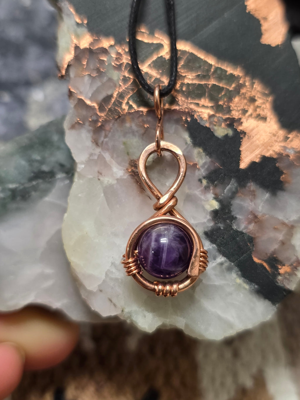 "Orbit" Amethyst Pendant