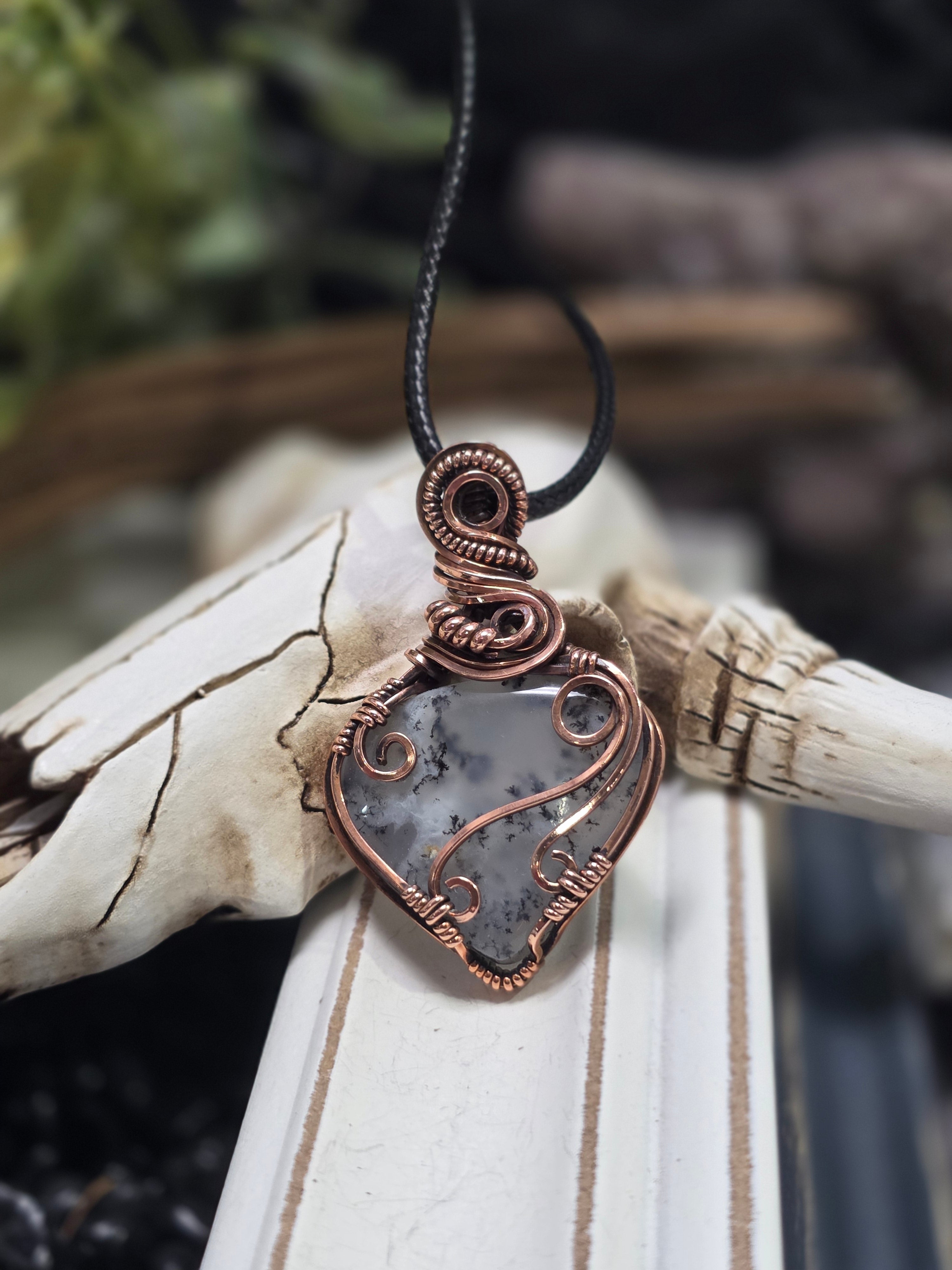 Dendritic Opal in Copper