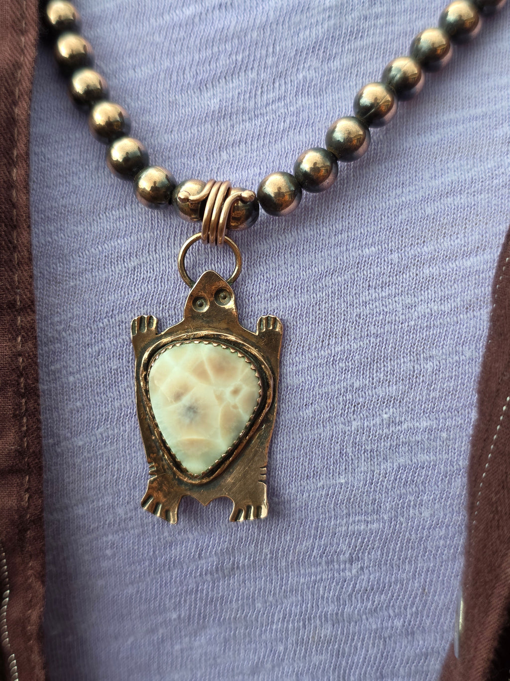 Handmade Copper Turtle| Thompsonite