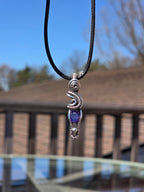 Amethyst CZ Sterling Sivler Pendant