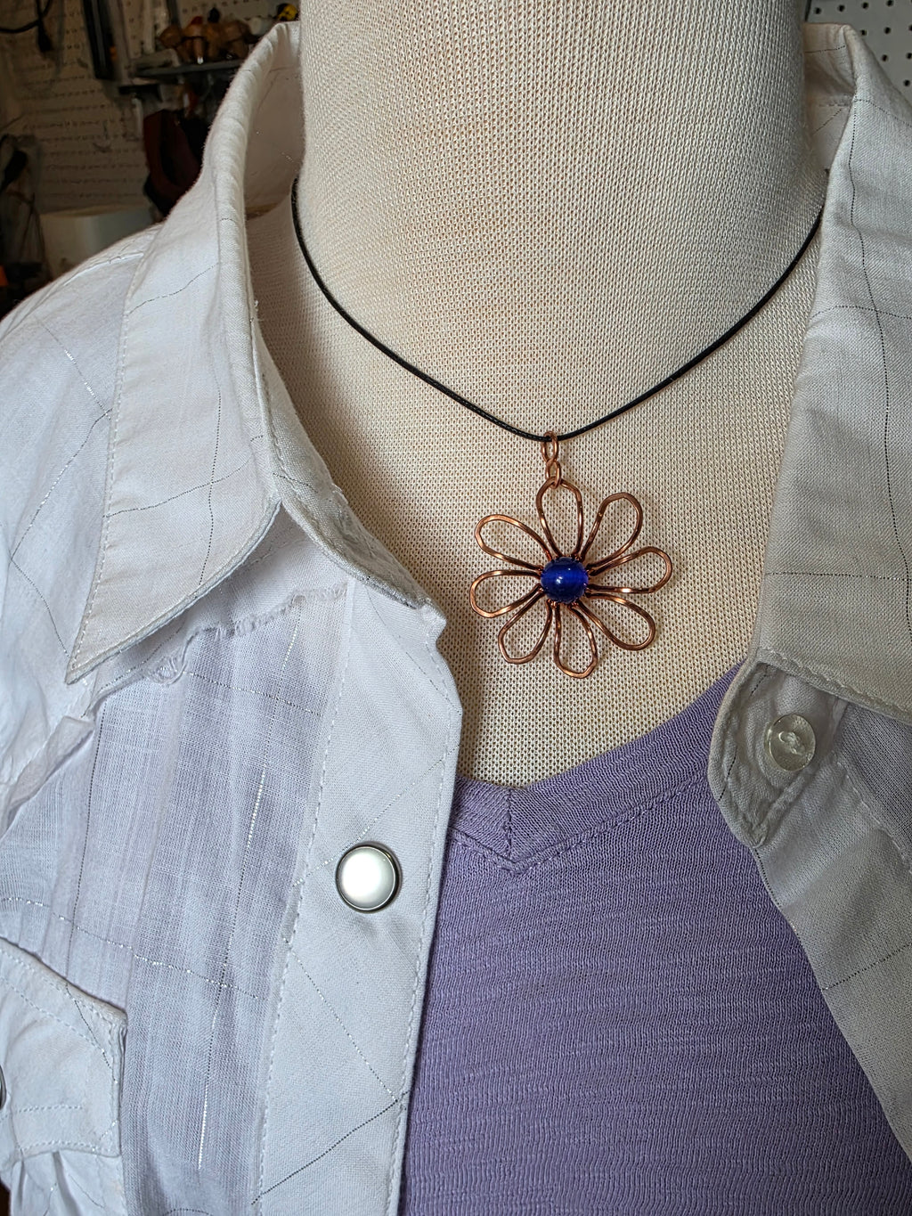 Copper flower