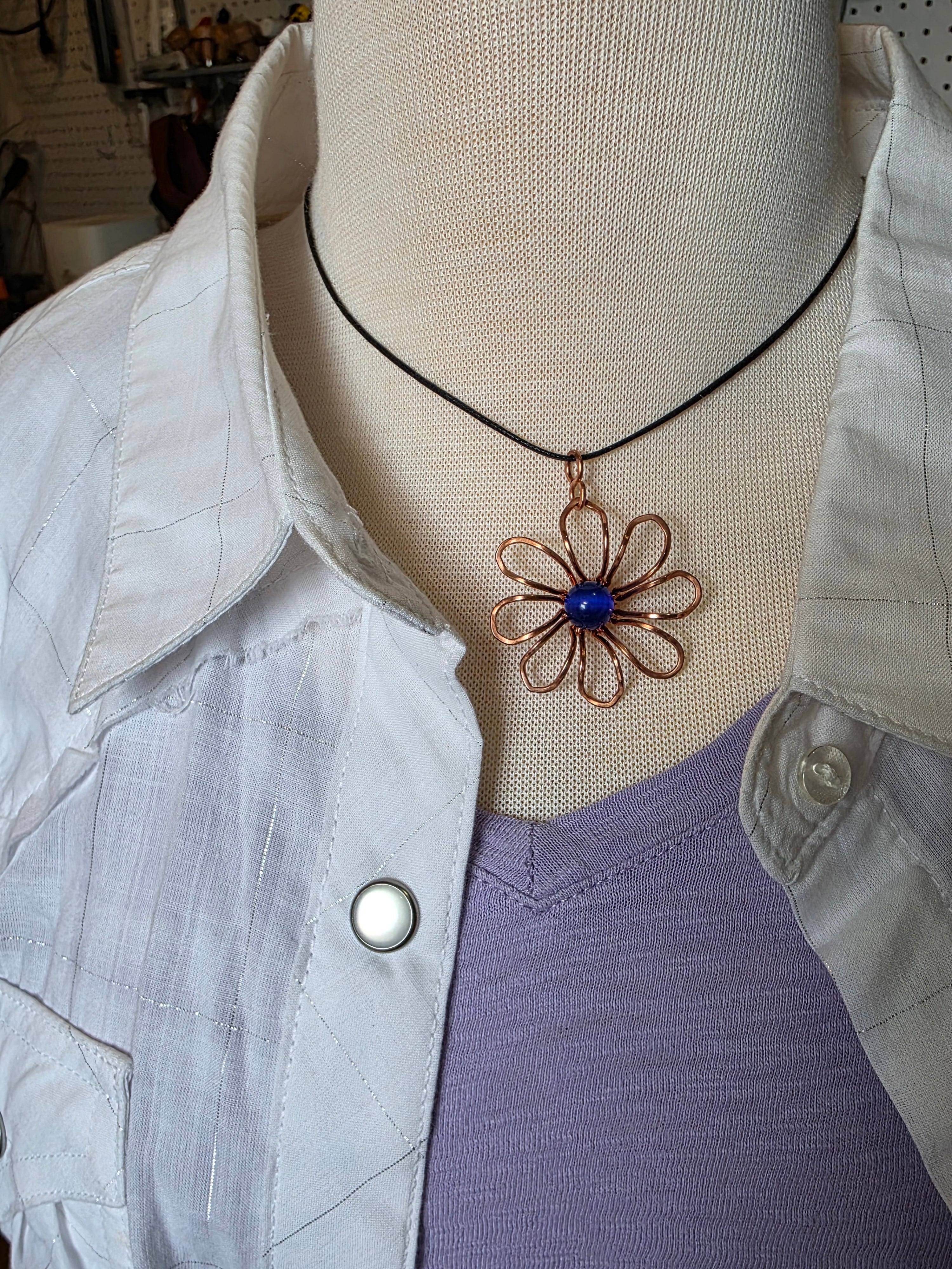Copper flower