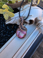 Rose Dhalia Turquoise Pendant - Unique Artisan