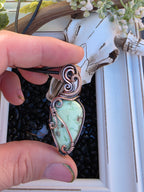 Lemon Chrysoprase in Copper