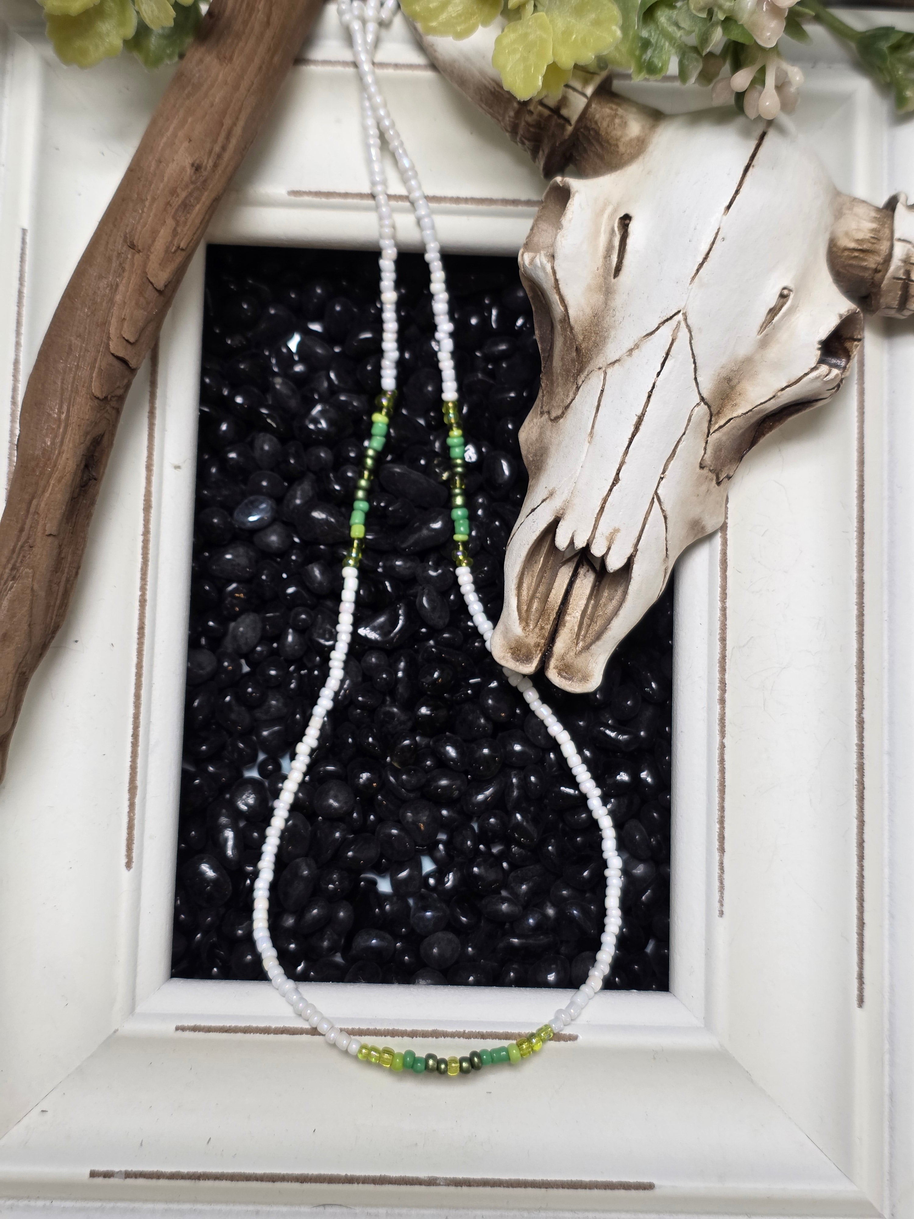 Versatile Seed Bead Necklace & Wrap Bracelet
