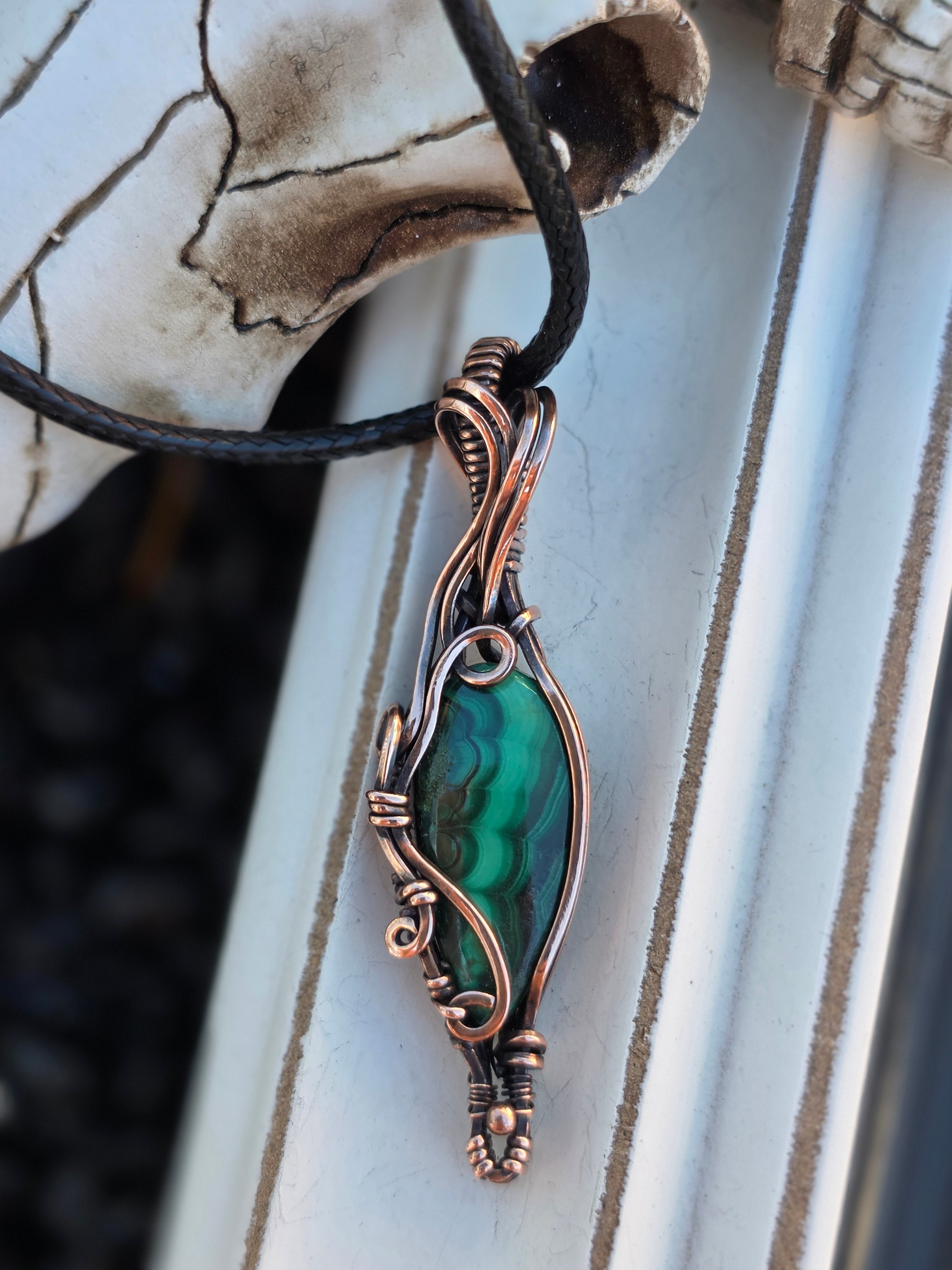 Malachite in Copper
