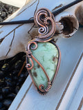 Lemon Chrysoprase in Copper