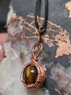 "Orbit" Tiger Eye Pendant