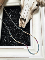 Layering Seed Bead Necklace - Minimalist Elegance