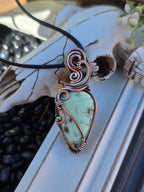 Lemon Chrysoprase in Copper