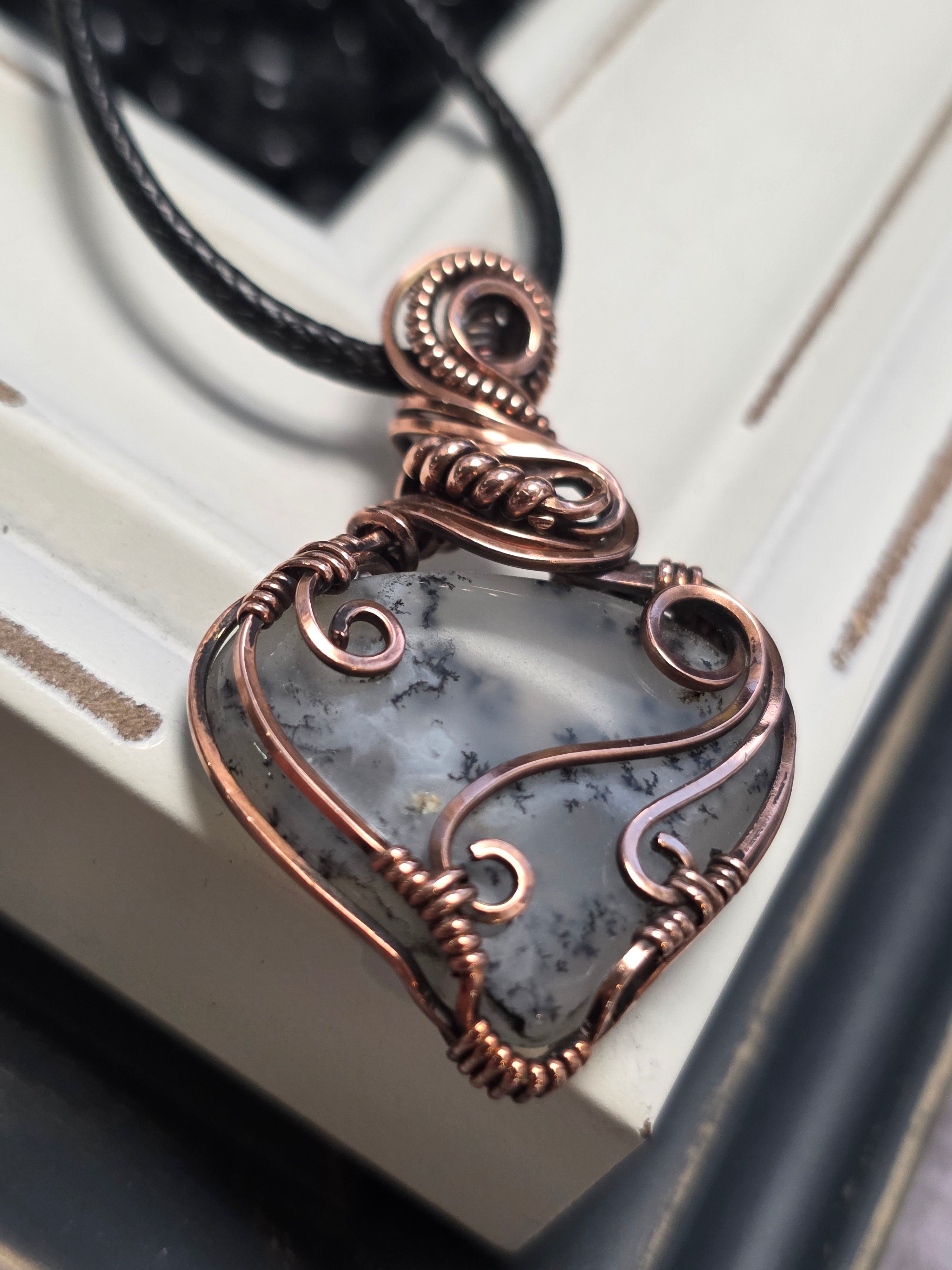 Dendritic Opal in Copper