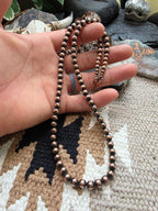 21" Copper 6mm Beaded