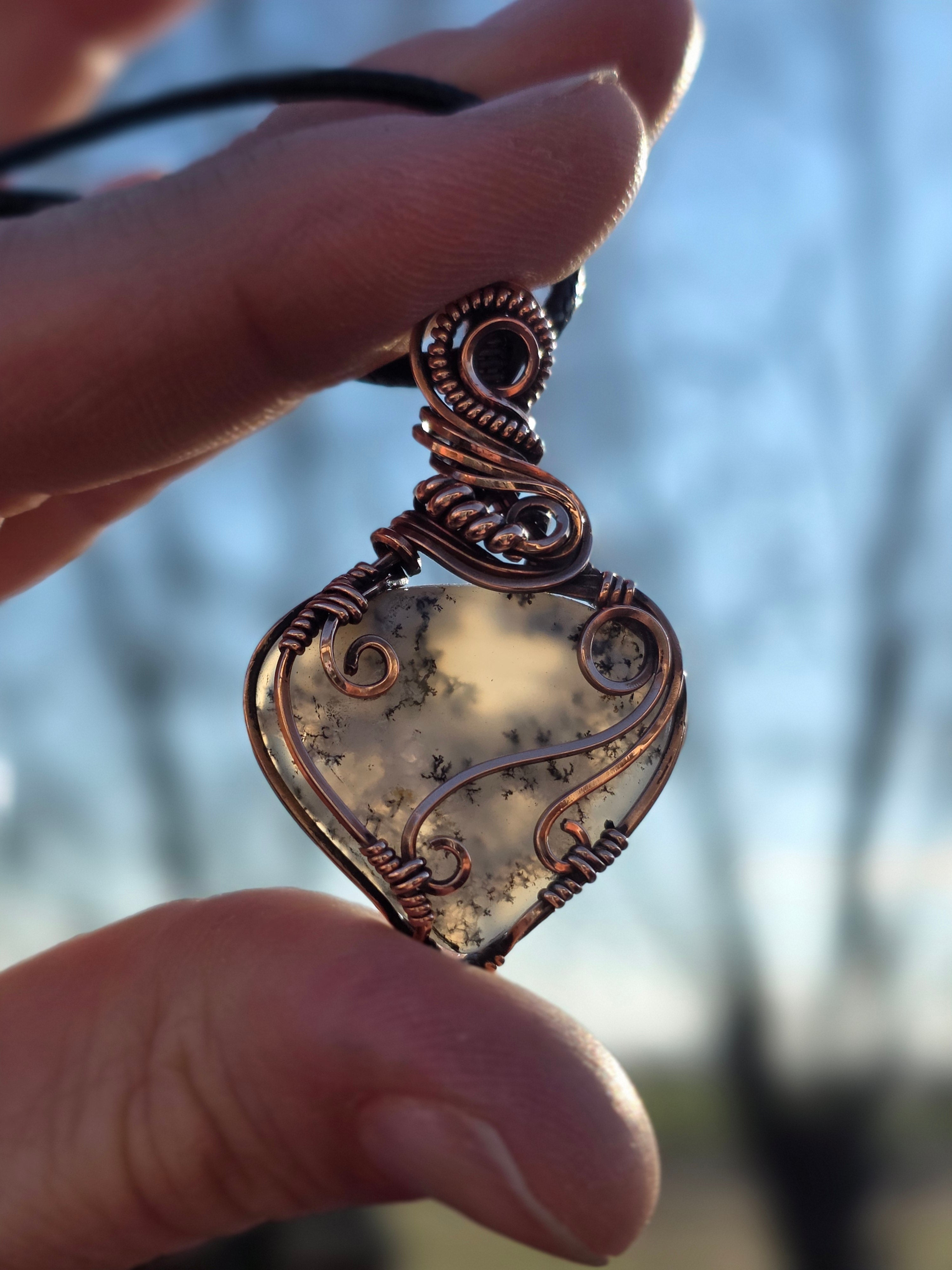 Dendritic Opal in Copper