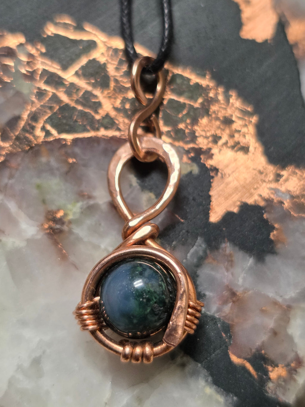 "Orbit" Moss Agate
