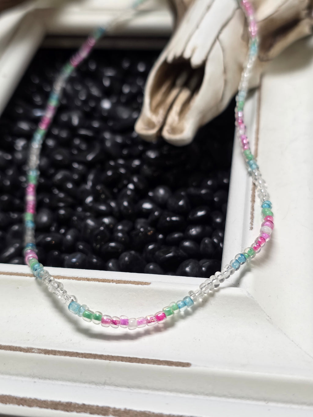 Colorful Seed Bead Necklace - Adventurous Spirit