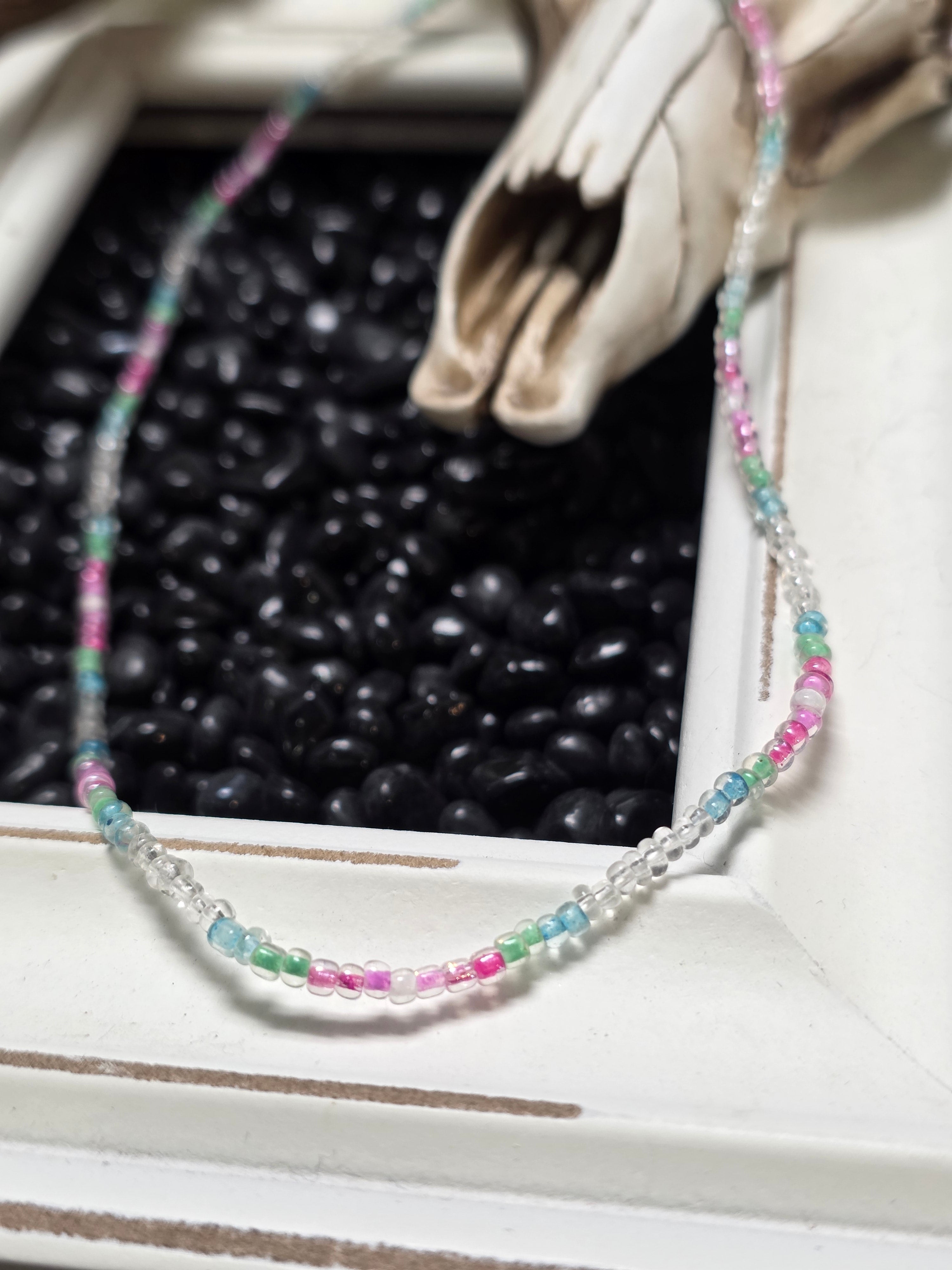 Colorful Seed Bead Necklace - Adventurous Spirit