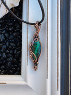 Malachite in Copper