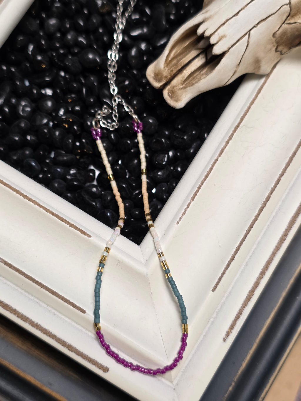Boho Seed Bead Necklace - Everyday Minimalist